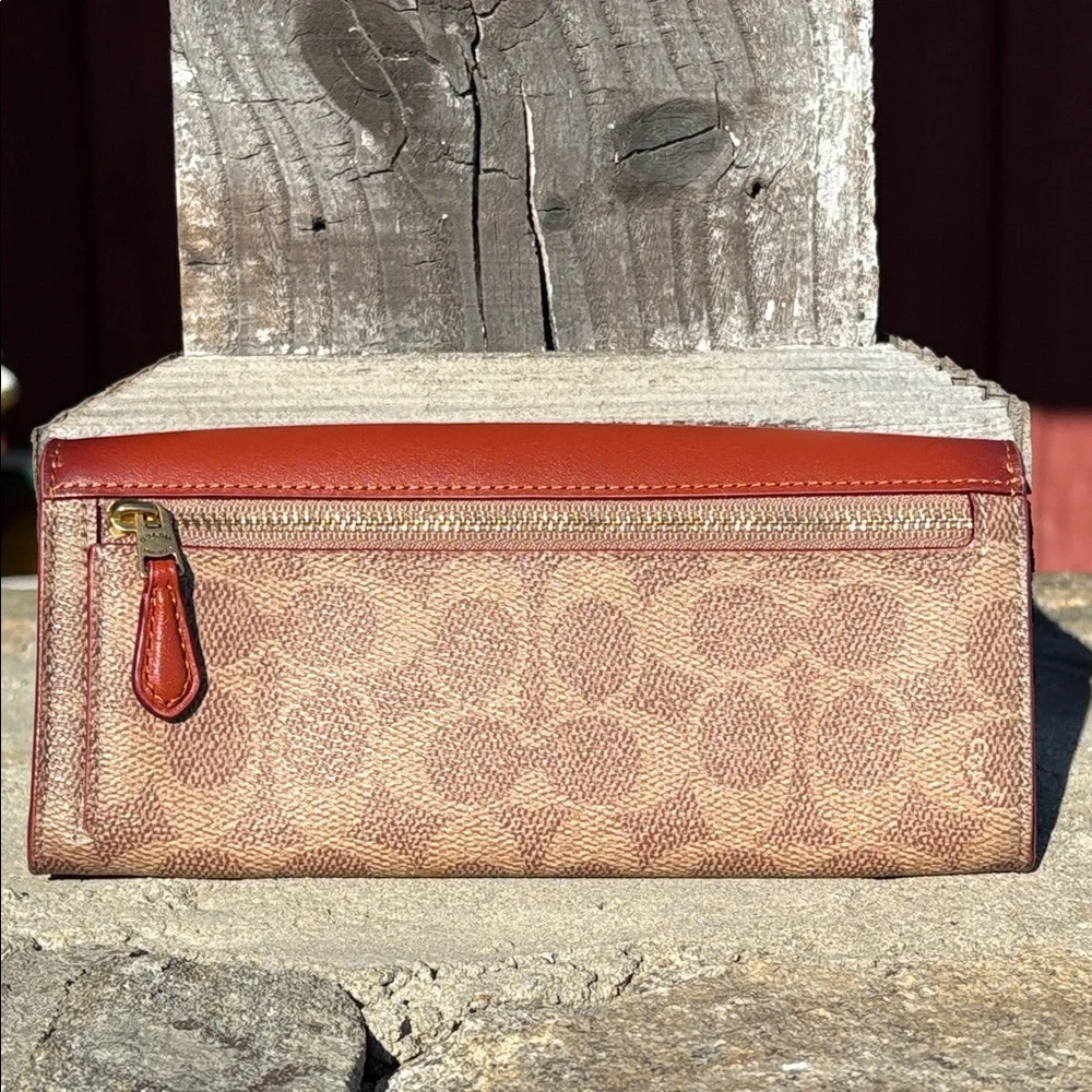 Coach Signature C Long Wallet REHAB WALLET WITH CALLOUTS - Picture 4 of 16